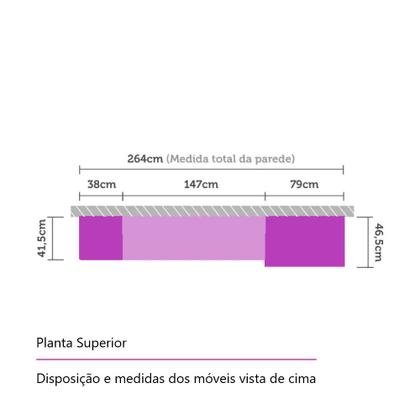 Imagem de Guarda Roupa Dormitório Modulado Master Casal 1,38 m - Avelã Rústico e Areia - Luciane M12