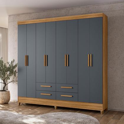 Imagem de Guarda-Roupa Florida 8 Portas 4 Gavetas Moval