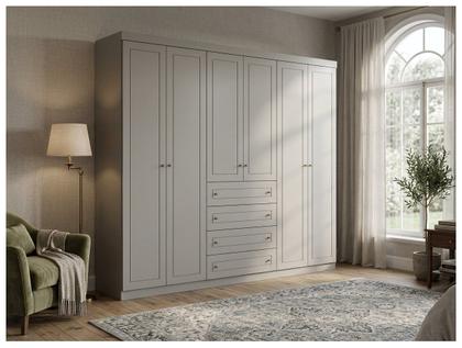 Imagem de Guarda Roupa Henn Americano 6 Portas 4 Gavetas D205-05