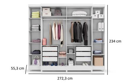 Imagem de Guarda Roupa Imperial Casal 6Portas - 6G Freijó - Batrol