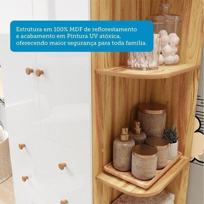 Imagem de Guarda-roupa Infantil 2 Portas 3 Gavetas e Prateleira Externa 100% Mdf Smim
