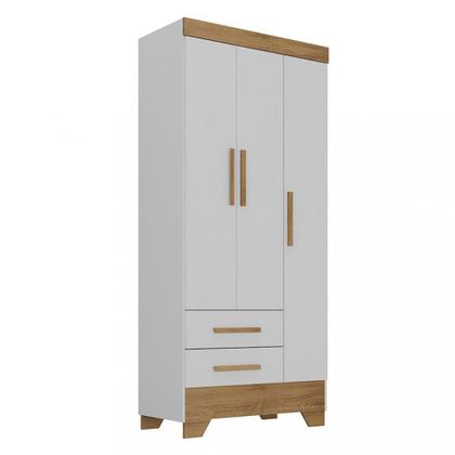 Imagem de Guarda Roupa Infantil 3 Portas 2 Gavetas Catavento Rodial