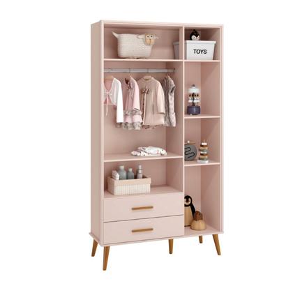 Imagem de Guarda Roupa Infantil 3 Portas 2 Gavetas Isis