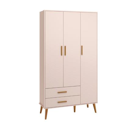 Imagem de Guarda Roupa Infantil 3 Portas 2 Gavetas Isis