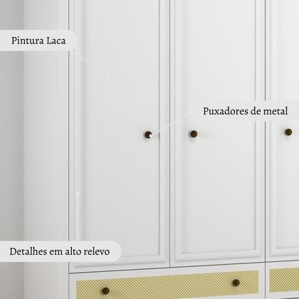 Imagem de Guarda Roupa Infantil 4 Gavetas Versailles Plus
