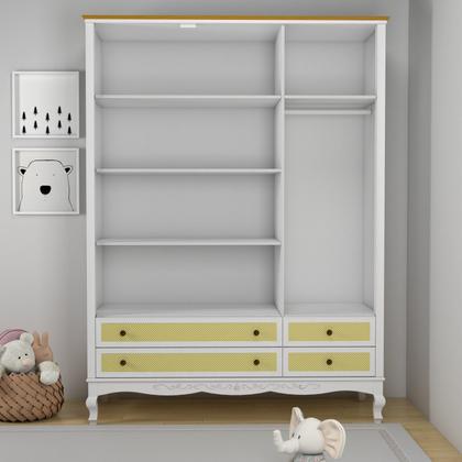 Imagem de Guarda Roupa Infantil 4 Gavetas Versailles Plus