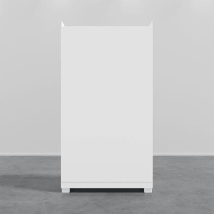 Imagem de Guarda Roupa Infantil 4 Portas Branco Flex Com Cômoda Sapateira 1 Porta 4 Gavetas Modena - Combo Stock