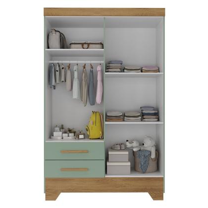 Imagem de Guarda Roupa Infantil 4 Portas e 2 Gavetas Tic Tac