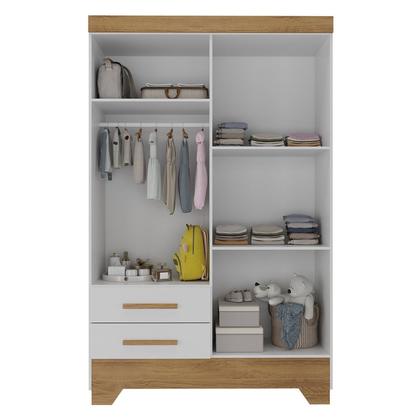 Imagem de Guarda Roupa Infantil 4 Portas e 2 Gavetas Tic Tac