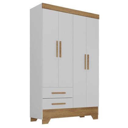 Imagem de Guarda Roupa Infantil 4 Portas e 2 Gavetas Tic Tac