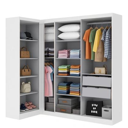 Imagem de Guarda-roupa Infantil 7 Portas Jasmim