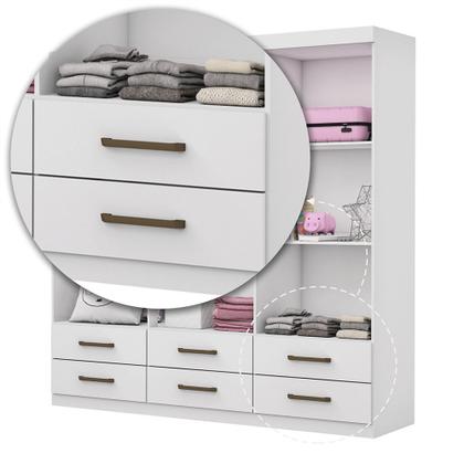 Imagem de Guarda Roupa Infantil Ariel 6 Portas 6 Gavetas