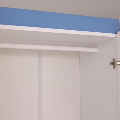 Imagem de Guarda-Roupa Infantil Atalaia 2 Portas 2 Gavetas com 4 Prateleiras Externas