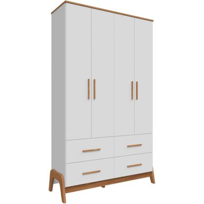 Imagem de Guarda Roupa Infantil Bebê 100% MDF 4 Portas 4 Gavetas
