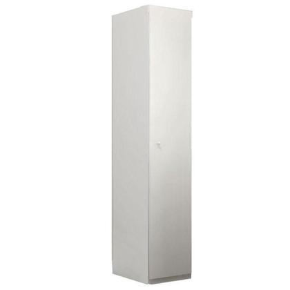 Imagem de Guarda Roupa Infantil Eloisa 1 Porta Com Modulo Aéreo Branco Brilho - Phoenix Baby