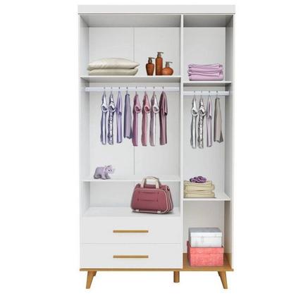 Imagem de Guarda Roupa Infantil Ludmila Branco Fosco/ Bétula