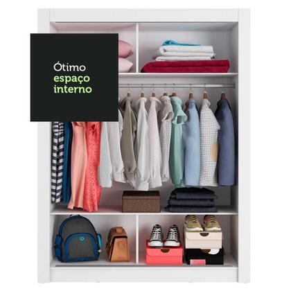 Imagem de Guarda-Roupa Infantil Madesa Enzo 2 Portas de Correr