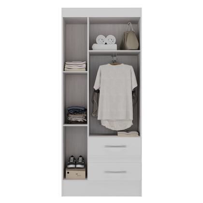 Imagem de Guarda-Roupa Infantil Tiana 3 Portas 2 Gavetas Cor Branco