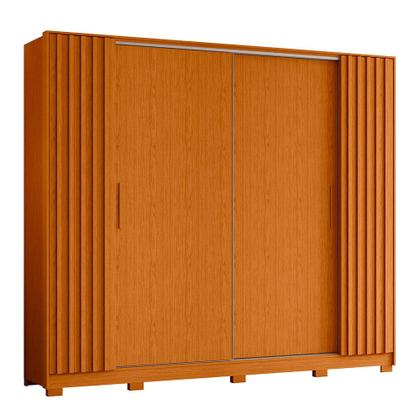 Imagem de Guarda Roupa Jacarandá Ripado com Portas de Correr Albatroz