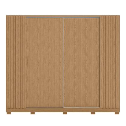 Imagem de Guarda Roupa Jacarandá Ripado com Portas de Correr Albatroz