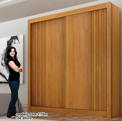 Imagem de Guarda Roupa Milano 100%MDF 2 Pts Cinamomo - Leifer