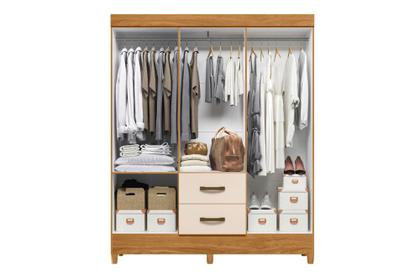 Imagem de Guarda Roupa Mobi 6 Portas COM ESPELHO Móveis Albatroz