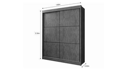 Guarda-Roupa Moderno 2 Portas Solteiro - Alpoim Imagem de Guarda-Roupa Moderno 2 Portas Solteiro