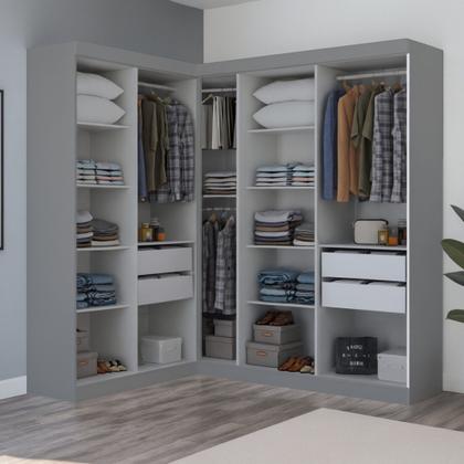 Imagem de Guarda-Roupa Modulação 9 Portas Canto Paris