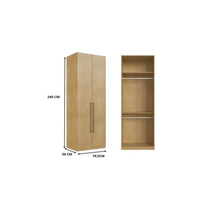 Imagem de Guarda-roupa Modulado 2 Portas com Cabideiro 100% Mdf Infinity