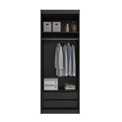 Imagem de Guarda Roupa Modulado 2 Portas Reflecta com Cabideiro e 2 Gavetas Hera CabeCasa MadeiraOriginals