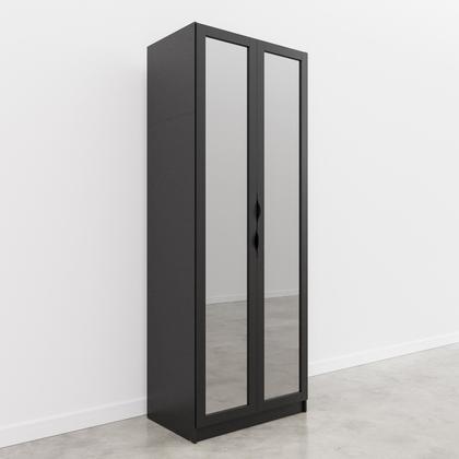 Imagem de Guarda Roupa Modulado 2 Portas Reflecta com Cabideiro e 2 Gavetas Hera CabeCasa MadeiraOriginals