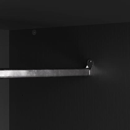 Imagem de Guarda Roupa Modulado 2 Portas Reflecta com Cabideiro e 2 Gavetas Hera CabeCasa MadeiraOriginals