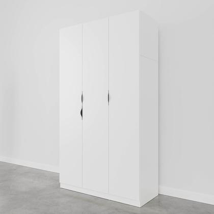 Imagem de Guarda Roupa Modulado 3 Portas com Cabideiro Hera CabeCasa MadeiraOriginals