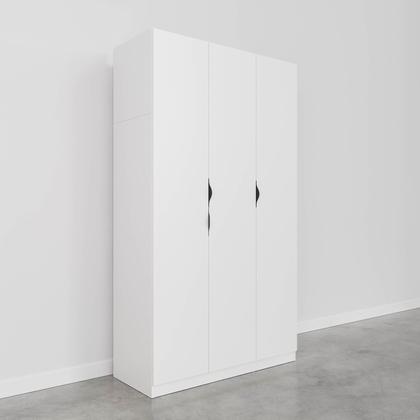 Imagem de Guarda Roupa Modulado 3 Portas com Cabideiro Hera CabeCasa MadeiraOriginals