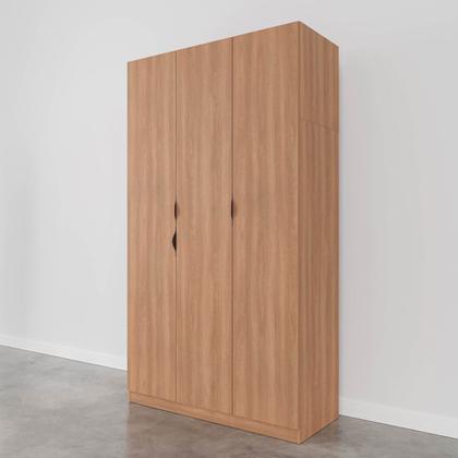 Imagem de Guarda Roupa Modulado 3 Portas com Cabideiro Hera CabeCasa MadeiraOriginals
