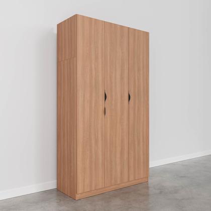 Imagem de Guarda Roupa Modulado 3 Portas com Cabideiro Hera CabeCasa MadeiraOriginals