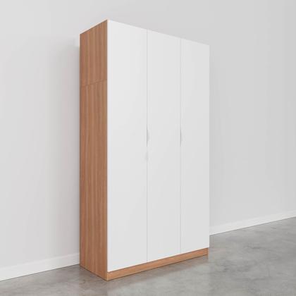 Imagem de Guarda Roupa Modulado 3 Portas com Cabideiro Hera CabeCasa MadeiraOriginals
