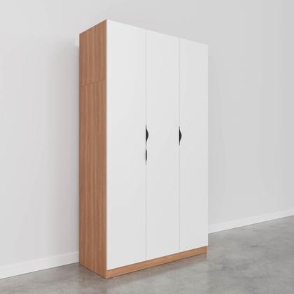 Imagem de Guarda Roupa Modulado 3 Portas com Cabideiro Hera CabeCasa MadeiraOriginals