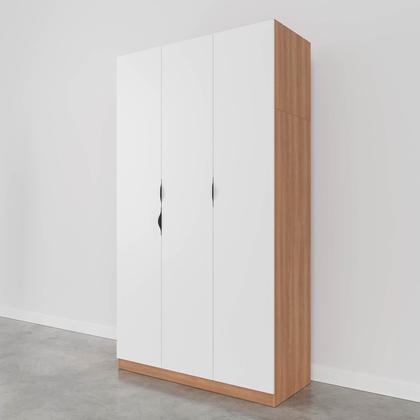 Imagem de Guarda Roupa Modulado 3 Portas com Cabideiro Hera CabeCasa MadeiraOriginals