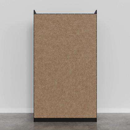 Imagem de Guarda Roupa Modulado 3 Portas com Cabideiro Hera CabeCasa MadeiraOriginals