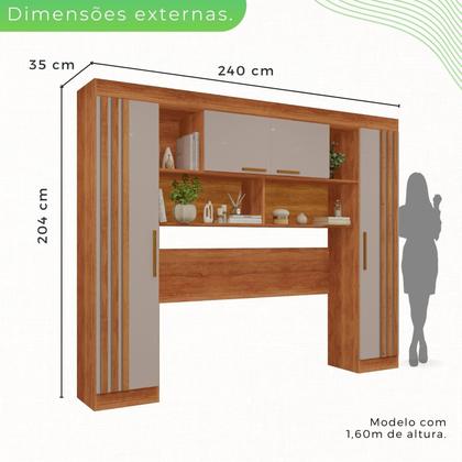 Imagem de Guarda-roupa Modulado 4 Portas Apolo