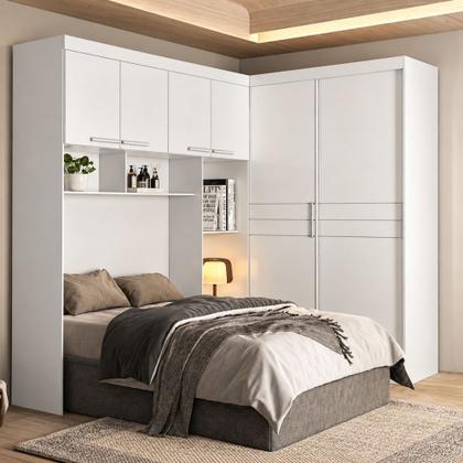 Imagem de Guarda Roupa Modulado Casal 6 Portas 5 Gavetas Florença Moval