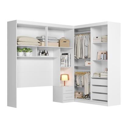 Imagem de Guarda Roupa Modulado Casal Completo Florença Moval
