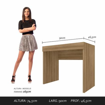 Imagem de Guarda Roupa Modulado Com Escrivaninha Luzia Boreal - Móveis Arapongas