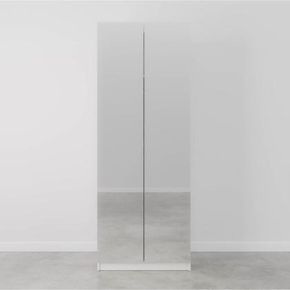 Imagem de Guarda Roupa Modulado com Espelho 2 Portas com Cabideiro e 2 Gavetas Hera CabeCasa MadeiraOriginals