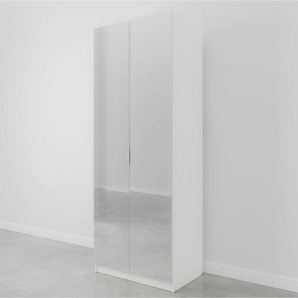 Imagem de Guarda Roupa Modulado com Espelho 2 Portas com Cabideiro e 2 Gavetas Hera CabeCasa MadeiraOriginals