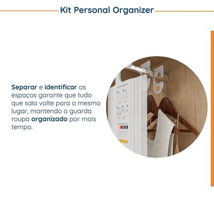 Imagem de Guarda-roupa Modulado Joy Nichos com Cabideiro CabeCasa MadeiraOriginals