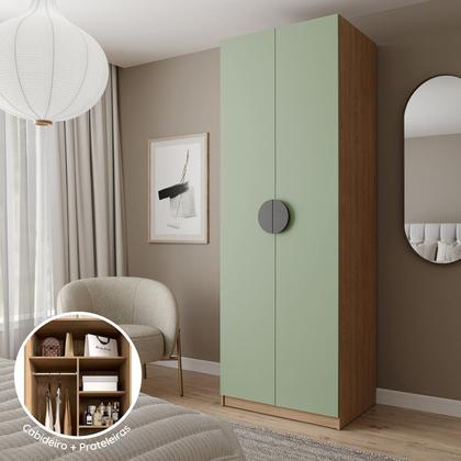 Imagem de Guarda-roupa Modulado Joy Nichos com Cabideiro CabeCasa MadeiraOriginals