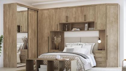 Imagem de Guarda Roupa Modular 1 Porta com Cabides MDF 35 cm Lotus Belmax