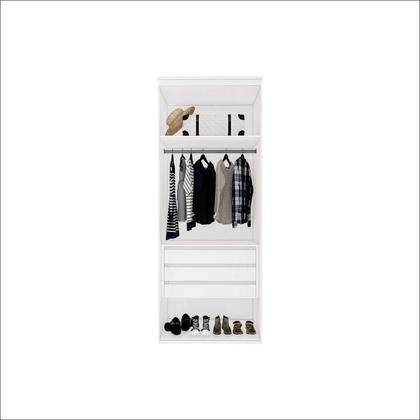 Imagem de Guarda Roupa Modular 2 Portas com Gavetas MDF 70 cm Lotus Belmax